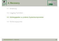 4. Recovery - DBS