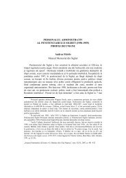 PERSONALUL ADMINISTRATIV AL PENITENCIARULUI SIGHET ...