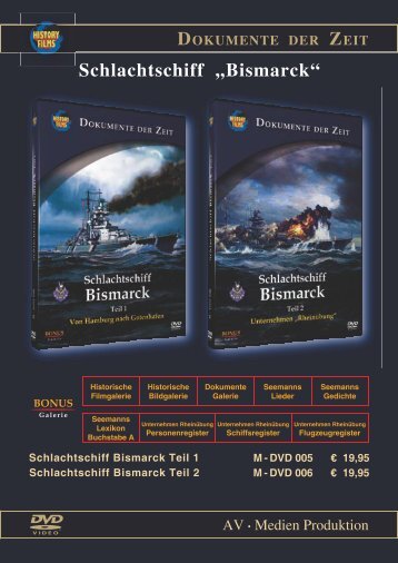 Schlachtschiff Bismarck Teil 2 - bei History Films