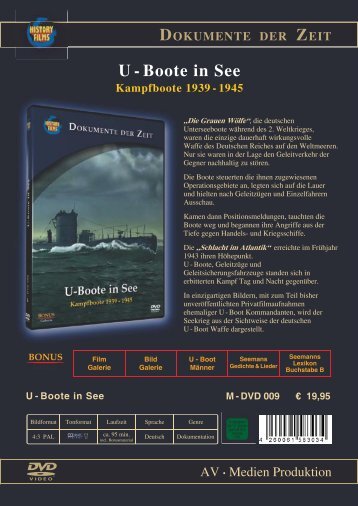 U - Boote in See - bei History Films