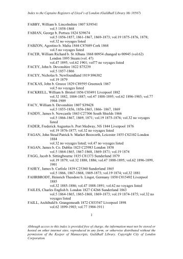 FABBY, William b