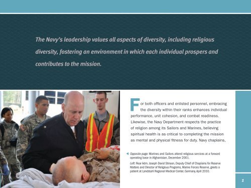 religious diversity - Naval History and Heritage Command - U.S. Navy