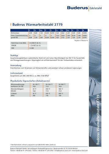 l 2779 - Buderus Edelstahl Gmbh