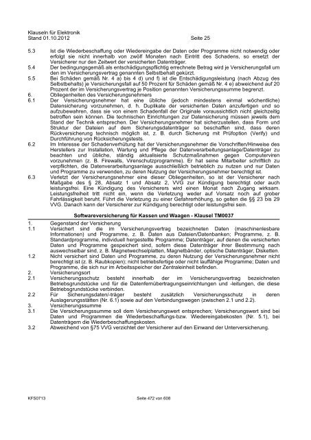 R+V Bedingungsheft SpezialPolicen Gesamt-Inhaltsverzeichnis