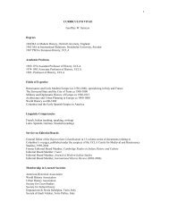 Curriculum Vitae - UCLA's History Department