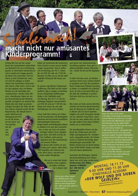 25 Jahre - Alsdorfer Stadtmagazin