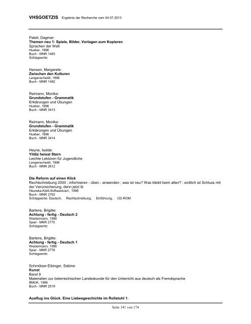 Seite 1 von 174 Dreke, Michael: Grammatik & Wortschatz üben mit ...