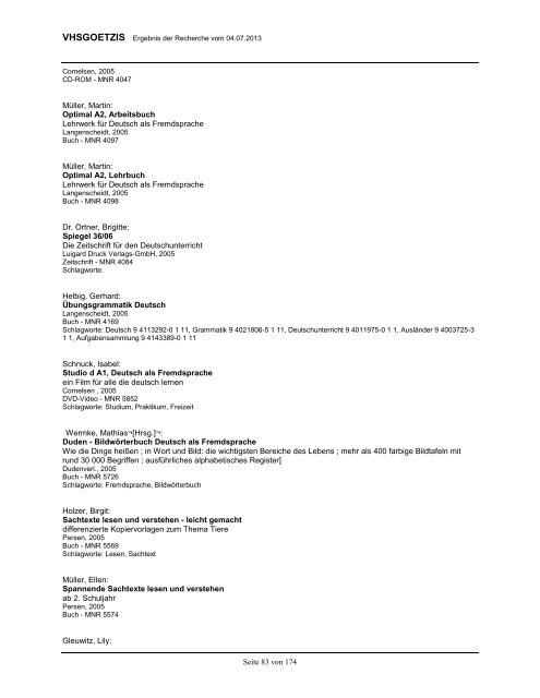 Seite 1 von 174 Dreke, Michael: Grammatik & Wortschatz üben mit ...