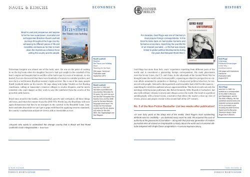 FOREIGN RIGHTS AUTUMN 2013 - Hanser Literaturverlage