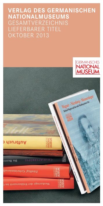 Gesamtverzeichnis (PDF) - Germanisches Nationalmuseum