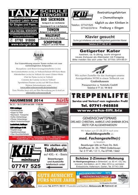 Mitteilungsblatt Nr. 25, KW 51 - Gemeinde Grafenhausen