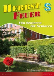 Der Garten als Therapieraum - Seniorenstiftung Prenzlauer Berg