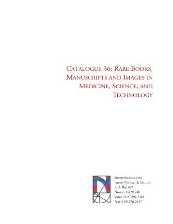 Download Catalogue 36, part 1 - Jeremy Norman's HistoryofScience ...