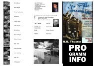 Programm Mr. Pilks Irrenhaus