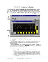 IntuiLink Waveform Editor