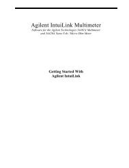 Agilent IntuiLink Multimeter