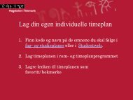 lag din individuelle timeplan (PDF, 182,65 kB)