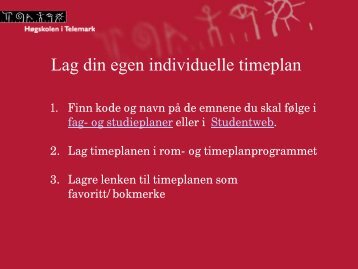 lag din individuelle timeplan (PDF, 182,65 kB)