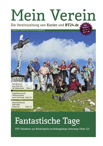 Fantastische Tage - Mein Verein - Nordbayerischer Kurier