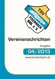 Ausgabe 04/2013 - TSV Fischbach