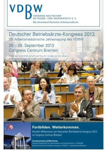 Deutscher Betriebsärzte-Kongress 2013 - Verband Deutscher ...