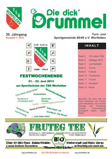 Die dick Drummel 3/2013 - TSG Worfelden