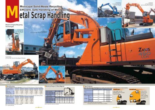 Scrap Metal Recycling - Hitachi Construction Machinery