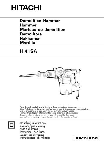 H 41SA - Hitachi Koki Co., Ltd.