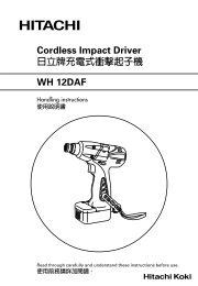 Cordless Impact Driver 日立牌充電式衝擊起子機WH 12DAF