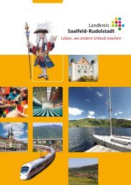 Leben, wo andere Urlaub machen - Landkreis Saalfeld-Rudolstadt