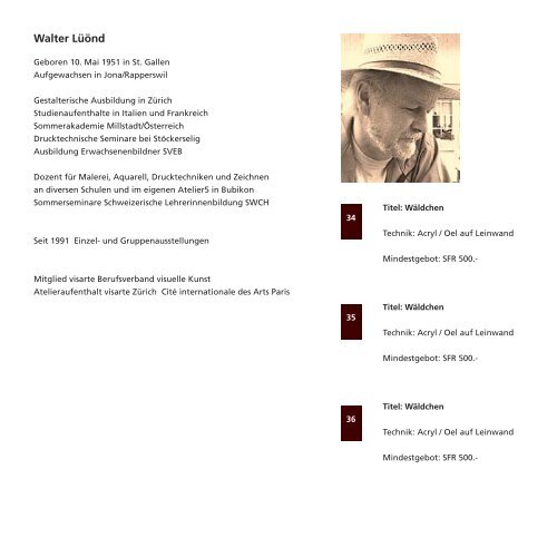 Katalog zur Ausstellung (PDF, 8.5 MB) - Rudolf Steiner Schule Aargau
