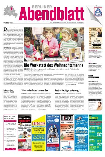 DieWerkstattdesWeihnachtsmanns - Berliner Abendblatt