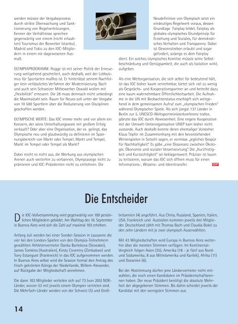 Ausgabe 2/2013 - Deutsche Olympische Gesellschaft