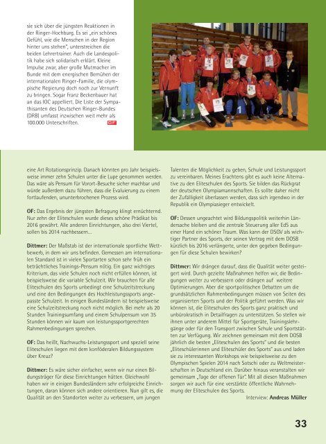 Ausgabe 2/2013 - Deutsche Olympische Gesellschaft