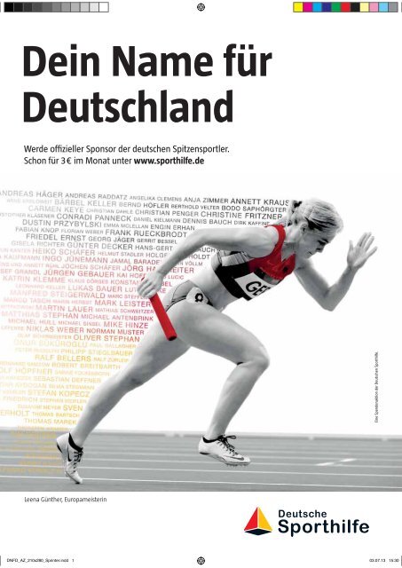 Ausgabe 2/2013 - Deutsche Olympische Gesellschaft