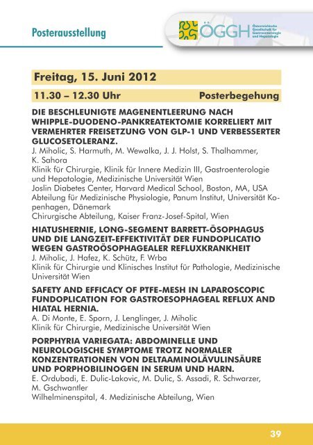 Freitag, 15. Juni 2012 - Hitachi Medical Systems Europe