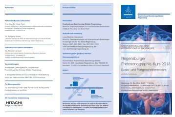 EUS Workshop Regensburg, Krankenhaus Barmherzige BrÃ¼der, PD ...