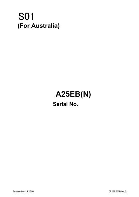 A25EB(N) Serial No. - Hitachi