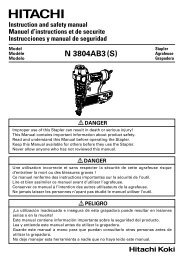 N 3804AB3 (S) - Hitachi Power Tools Australia Pty Ltd