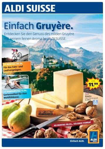 ab Montag, 08.04. - Aldi Suisse AG