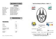 Sportstätten in Alfeld Sportvereinigung Alfeld v. 1858 e. V. - SV Alfeld