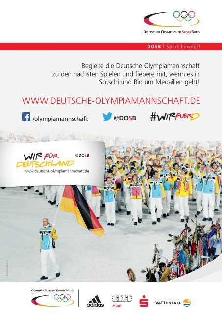 Bericht des Präsidiums - Der Deutsche Olympische Sportbund