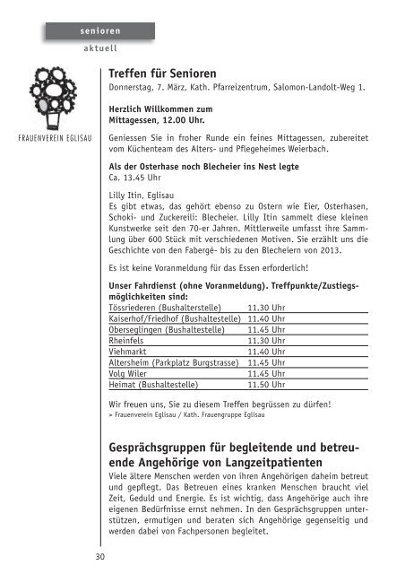 mitteilungen 3/13 - Gemeinde Eglisau