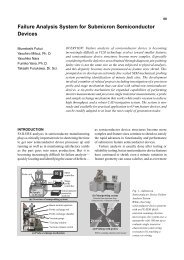 Failure Analysis System for Submicron Semiconductor ... - Hitachi