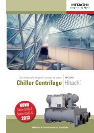 Chiller CentrÃ­fugo Hitachi