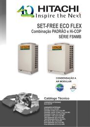 Multi Split Inverter Modular VRF Set Free Eco Flex SÃ©rie ... - Hitachi