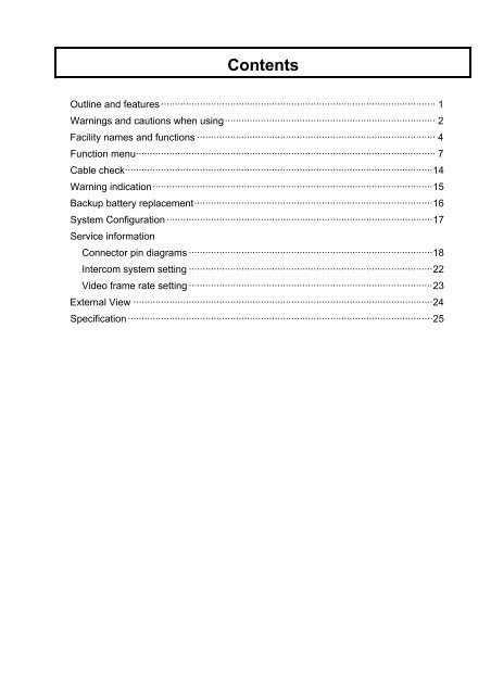 CU-HD1000 Operation Manual - Hitachi Kokusai Electric America, Ltd.