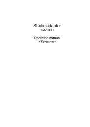 Studio adaptor - Hitachi Kokusai Electric America, Ltd.