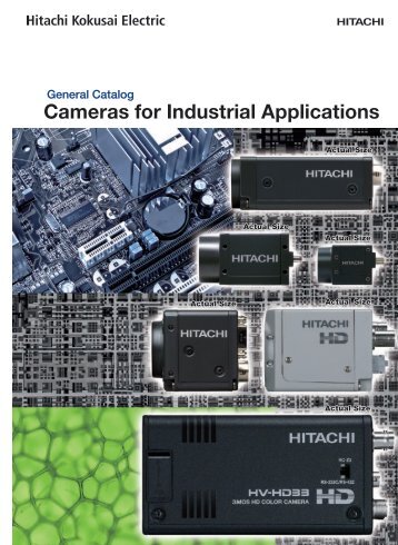 Cameras for Industrial Applications - Hitachi Kokusai Electric ...