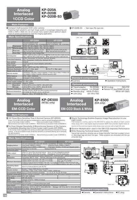 Cameras for Industrial Applications - Hitachi Kokusai Electric ...